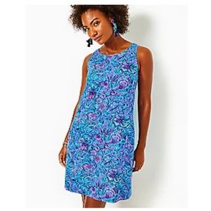 LILLY PULITZER Edelyn Linen Swing Shift Dress-Size 8